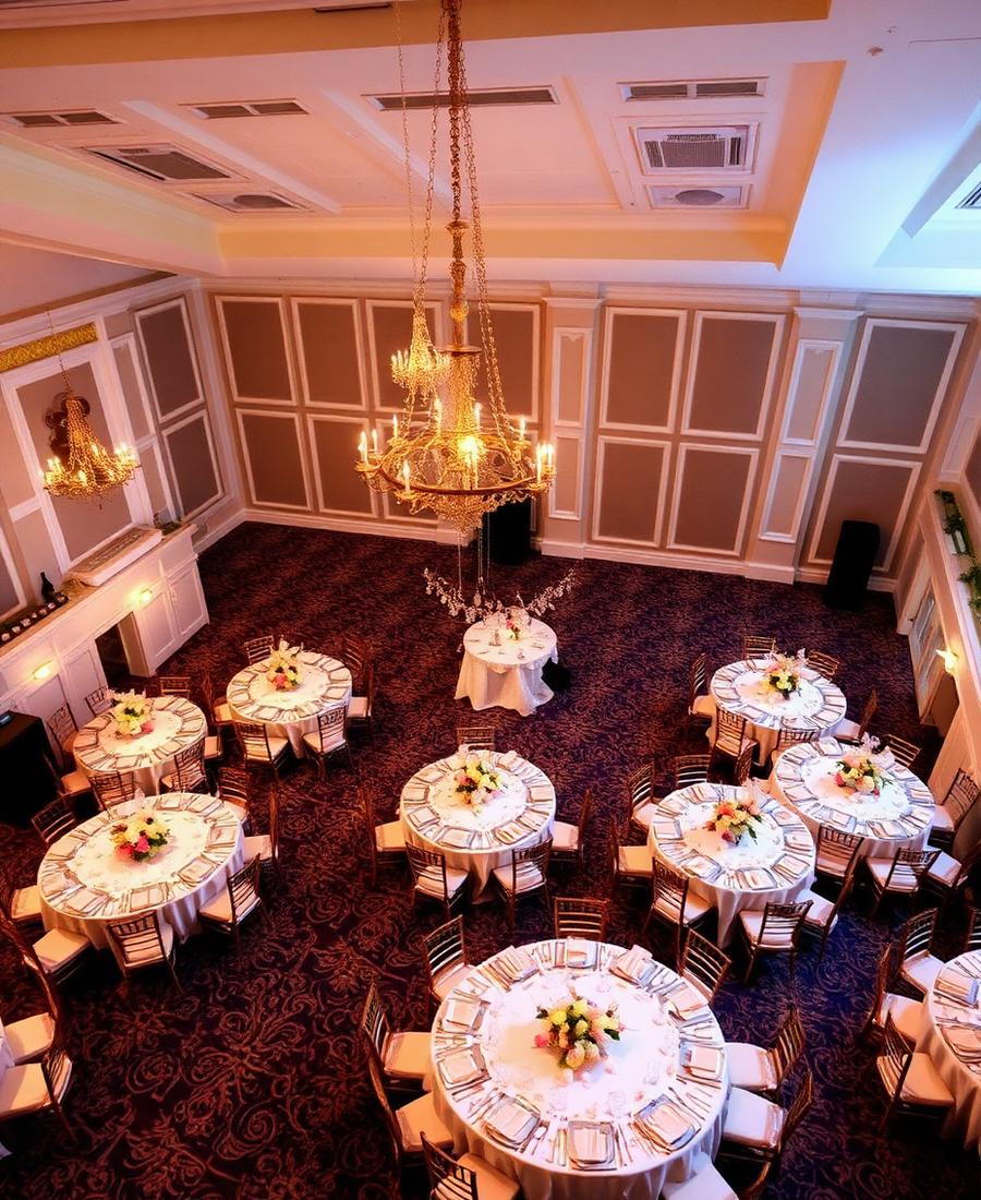 Grand ballroom reception